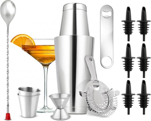 15pc stainless steel - 15pc, cocktail