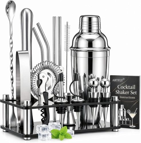 Cocktail shaker set piece - shaker, set,