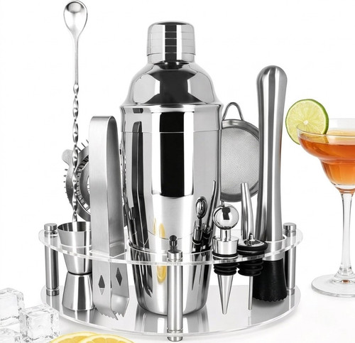 Piece cocktail shaker set - shaker,