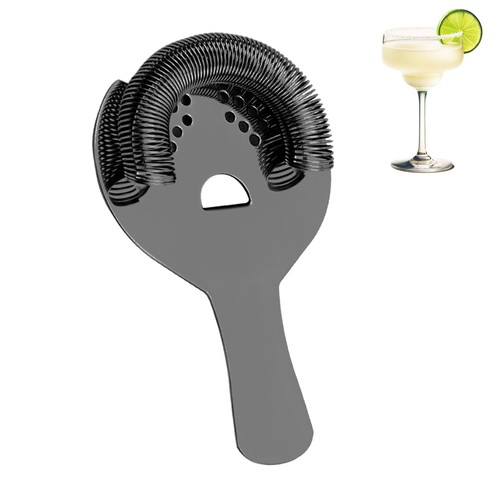 Black cocktail strainer for - cocktail,