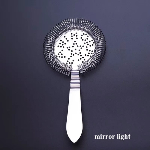 Silver round strainer - round,