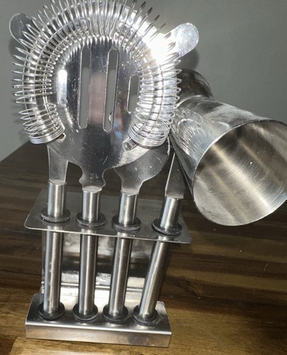 Stainless steel cocktail bar - steel,