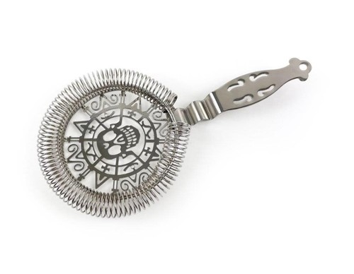 Stainless steel skull - steel, strainer