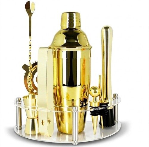 Gold cocktail shaker - gold,