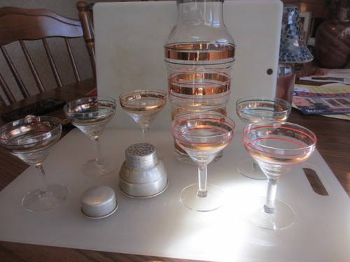 Cocktail shaker glass - glass, set