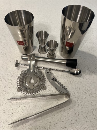 Stainless steel bartending - stainless, set