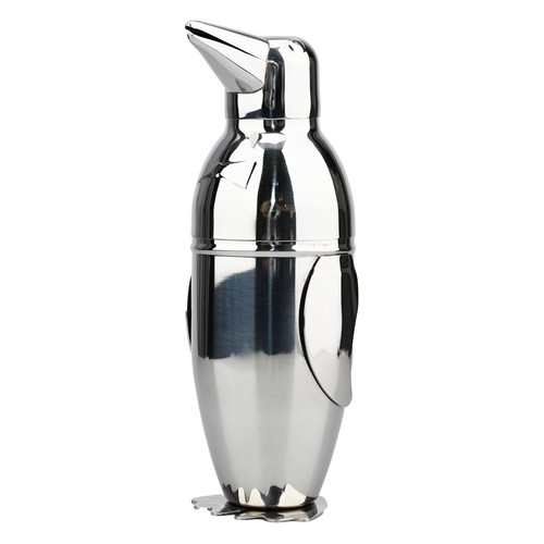 Penguin cocktail shaker with - penguin,