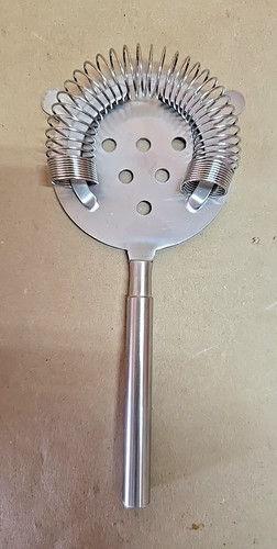 Cocktail strainer stainless - cocktail, strainer;
