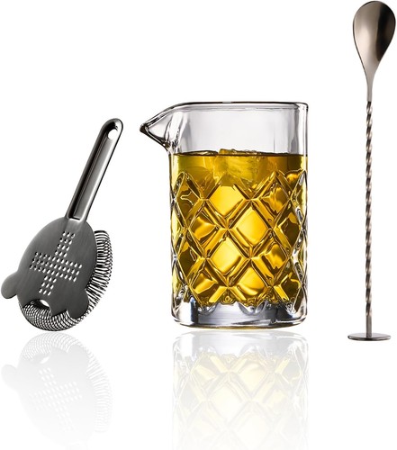 Diamond cut crystal cocktail - diamond,