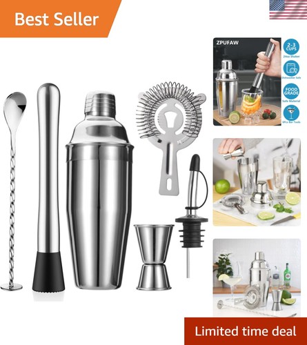Piece cocktail shaker set - shaker,
