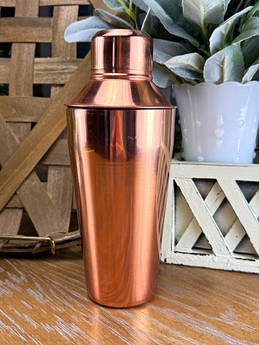 Copper metal cobbler cocktail - cobbler,
